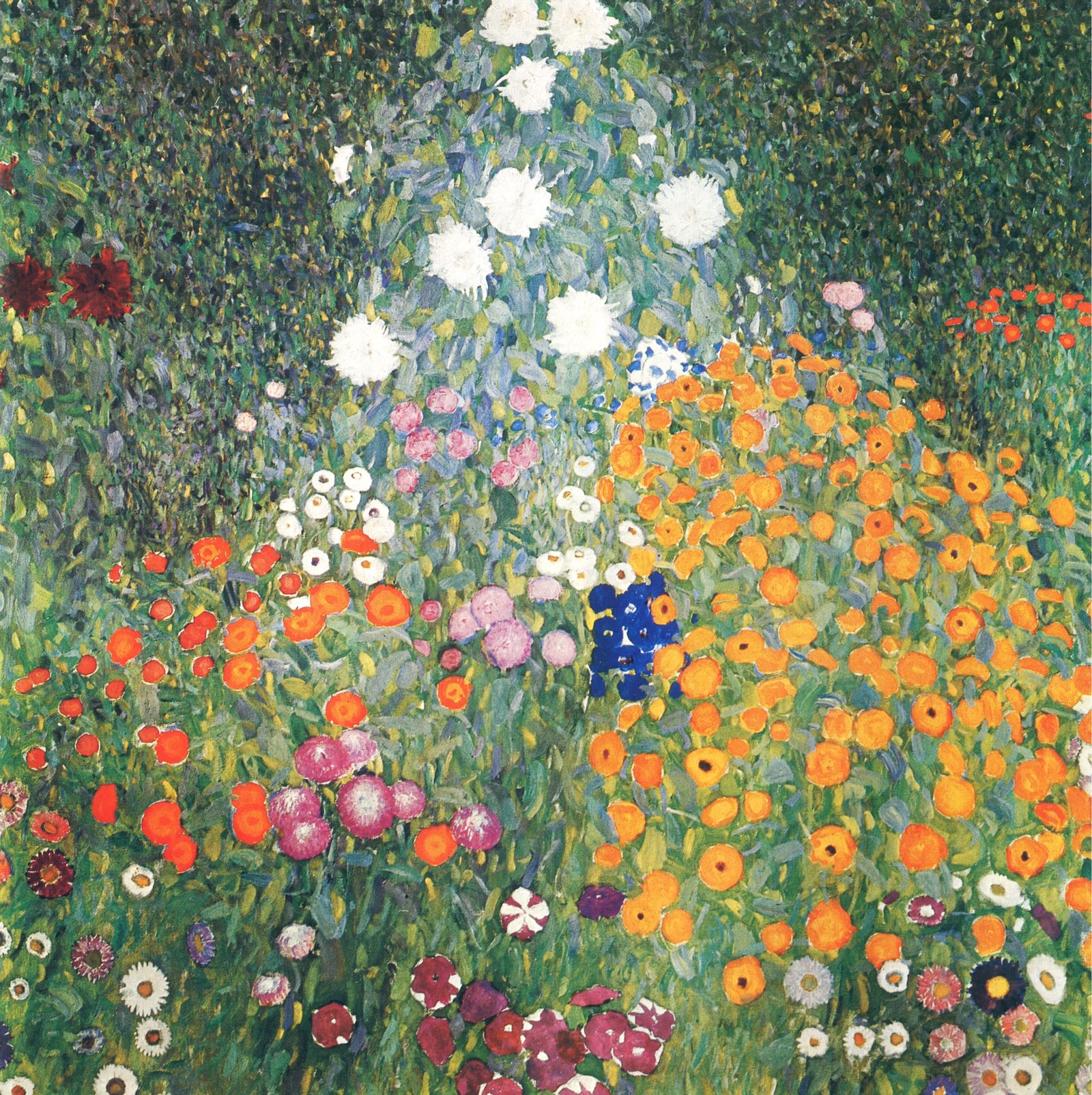 gustav klimt | art-klimt picture - flower garden 1907